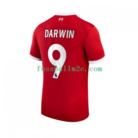 Fußballtrikots Liverpool Darwin Nunez 9 Heim Trikotsatz 2023-2024